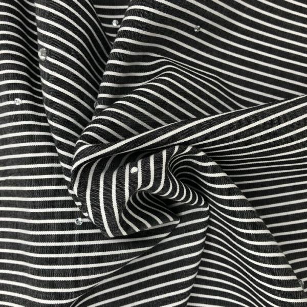Quality 110gsm 100% Cotton Stripes T-shirts Wholesale Heavyweight Oversized Tshirt Custom Women's T Shirt