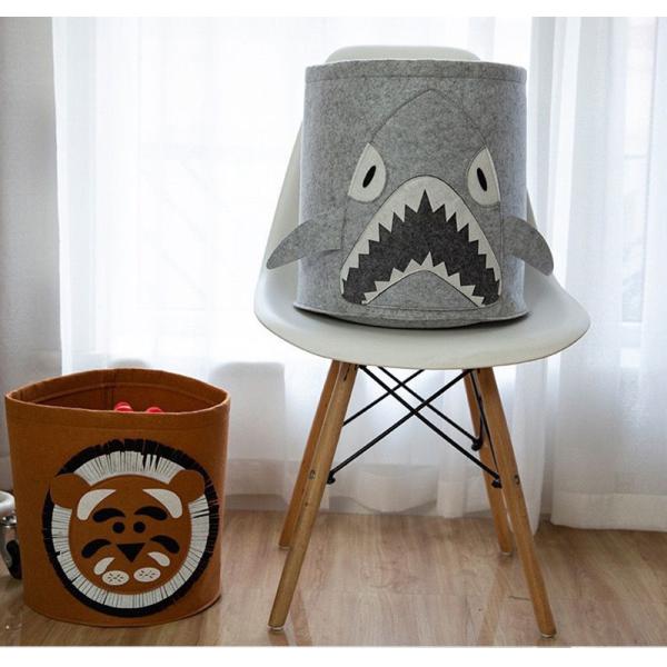 Sustainable Animal Design Round Felt Storage Basket 33*33cm