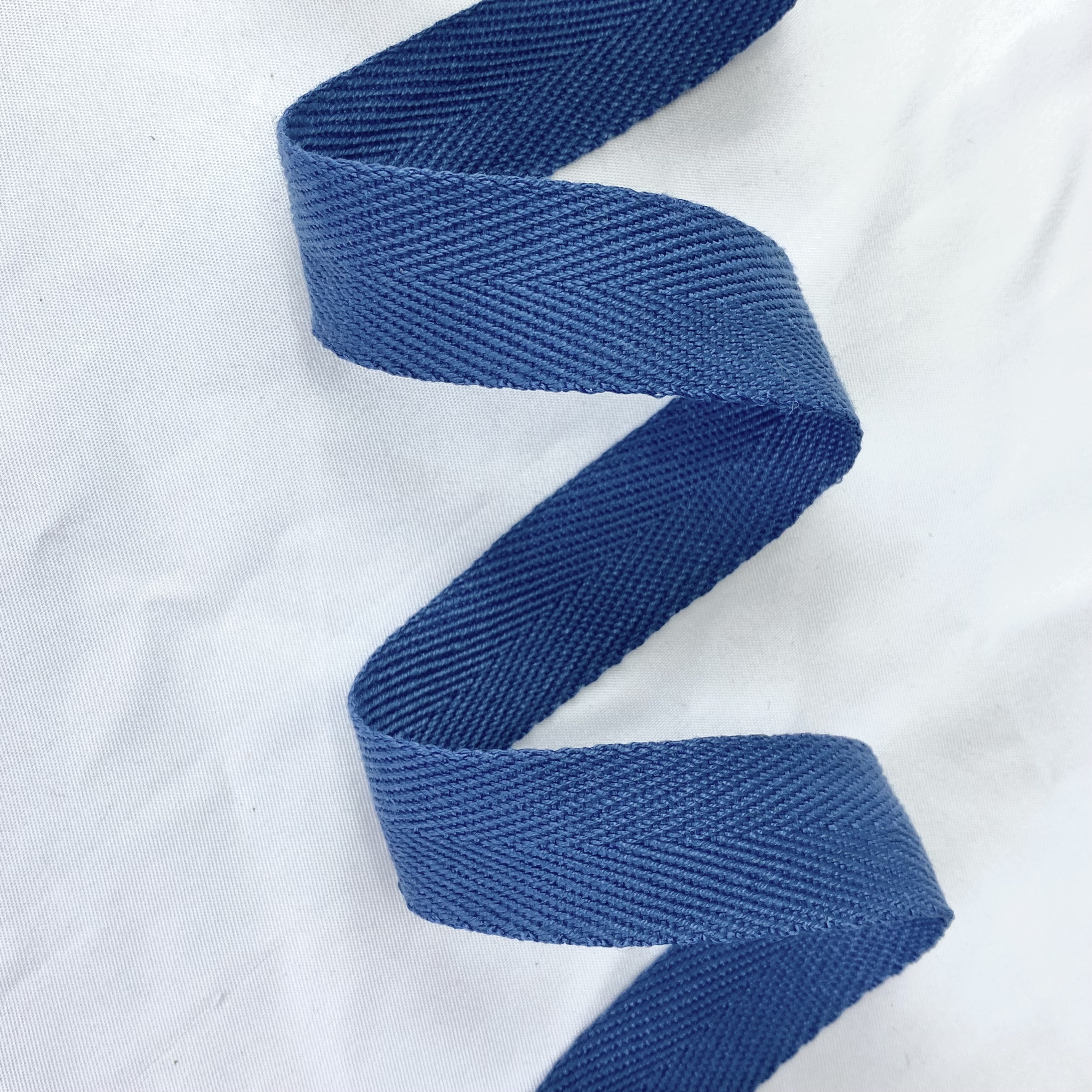 Herringbone polyester-cotton webbing Various colors Backpack strap Belt Handbag strap