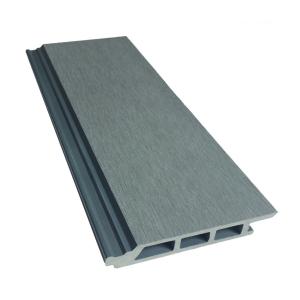 Couleur en plastique en bois composé de bois de teck de Redbrown de panneau de mur en bois extérieur de lamelle de WPC