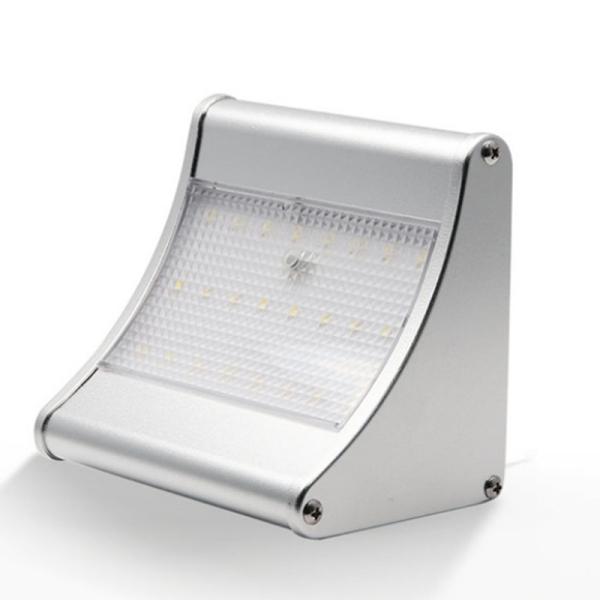 3 гарантии алюминиевого сплава лет светов на открытом воздухе IP65 сада солнечных делают 24 света водостойким стены датчика движения СИД солнечных