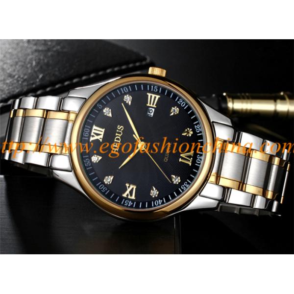 Rose Gold Black White Woman Watch Luxury Watch for Man Stainless Steel Watch Quartz Watch