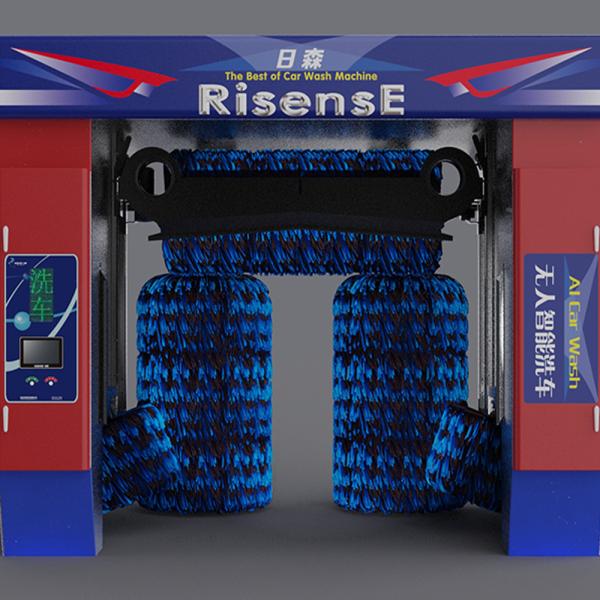 Risense CE Approved 5 Brushes Full Automatic Rollover Car Wash Machine with air Dryer and Wheel Brushes(CF-360)
