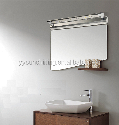 Stainless Steel 5W 7W IP44 LED Mirror Light for Bathroom Working Time hours 20000 CRI Ra 68