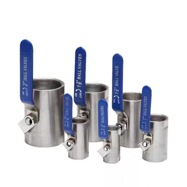 Válvula de bola ancha de acero inoxidable personalizada