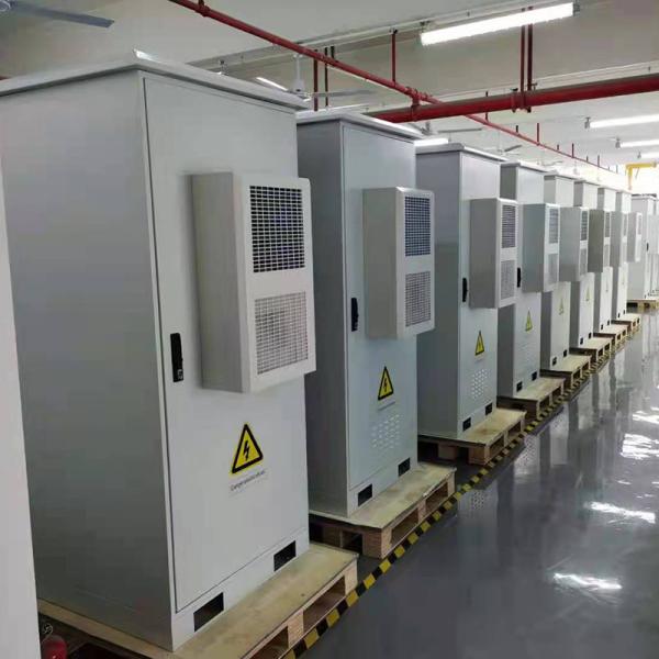 OEM 18U 22U Outdoor Electrical Enclosures Cabinets Double Wall Weather Proof