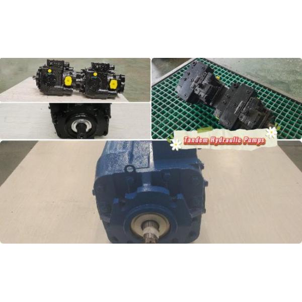 Cast Iron Harvester Tandem Pumps HPV70 Manual Loading Mode