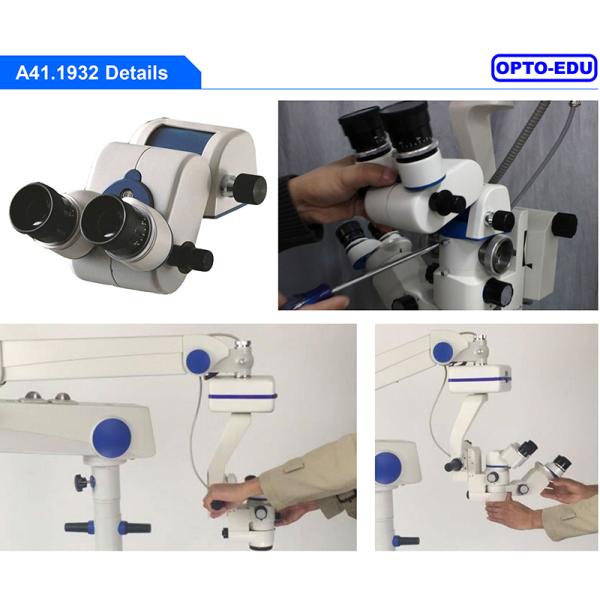 Manual Surgical Operating Microscope 3 Step 6x10x16x 6 Functions For Ophthalmology A41.1932
