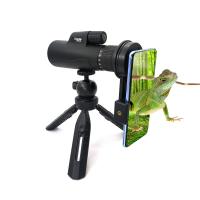 estojo compacto do telescópio do monocular do telefone celular 10-30x42 para Birding