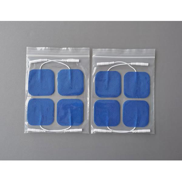 skin tightening tens electrodes 5X5cmBlue harmless cloth with physiotherapy equipments4 electrodes