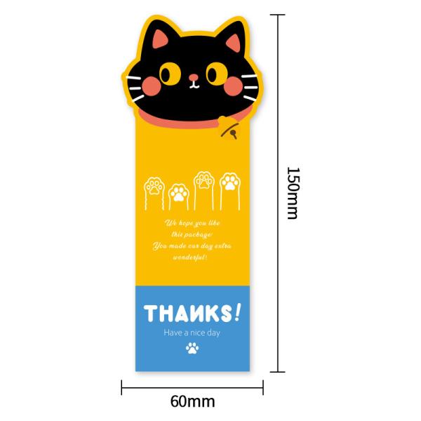Shipping Box Sealing Stickers Animal Pattern Adhesive Labels For Gift Box Sealing