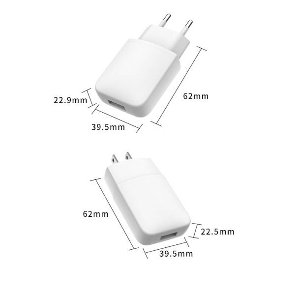 5v 2.4a Wall Charger Fast Charging Power Adapter Usb Port Eu Plug 12w Usb Power Supply Wall Adapter Charger