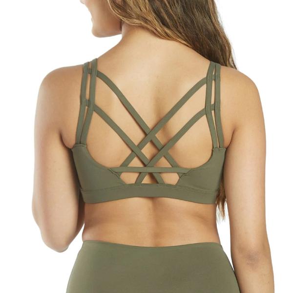 Wholesale Sexy Beauty Athletic Training Running Cross Back Fitness Yoga Sports Bra