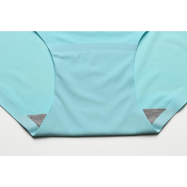 Anti-Static Seamless Underwear Female Breathable Ice Silk Mid Waist Underwear