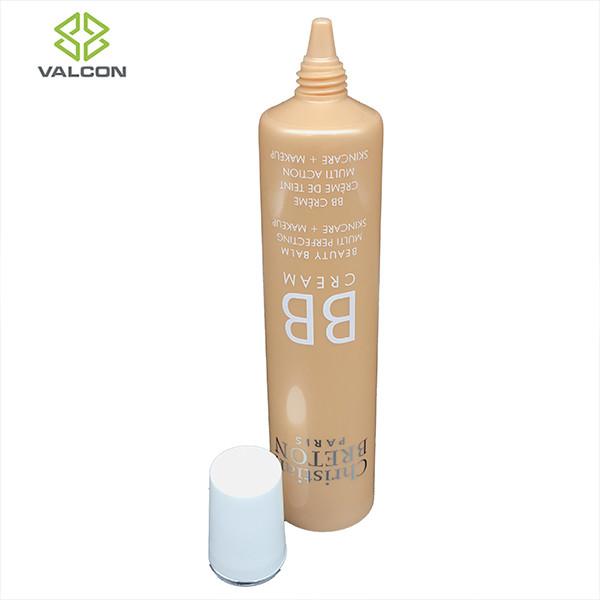 30 ML Diameter 25 MM Cosmetic Tube Packaging With White Slant Tip For BB Cream