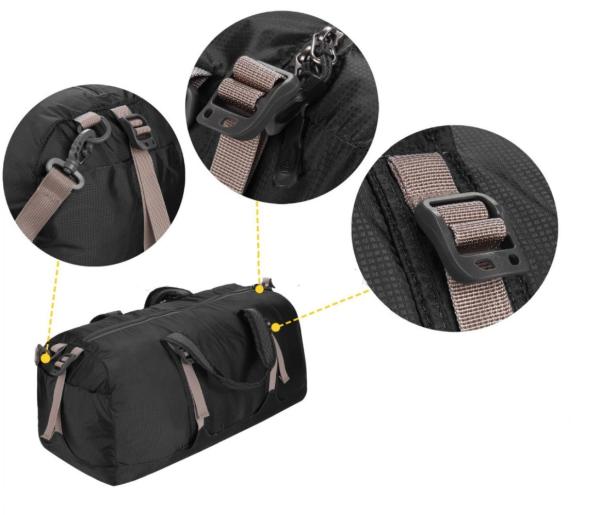 O curso impermeável dos esportes dobráveis ensaca o nylon resistente Hangbag do rasgo da trouxa