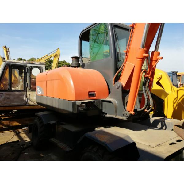 Used Low Rate 6 Ton Doosan DX60 Wheel Excavator 0.3m3 Bucket CE / ISO9001
