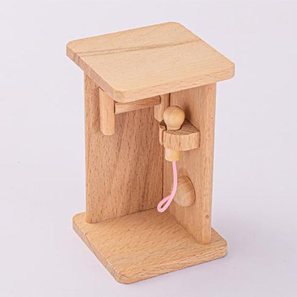 Деревянная мебель таблицы столовой кукольного домика для образования подарка ребенк