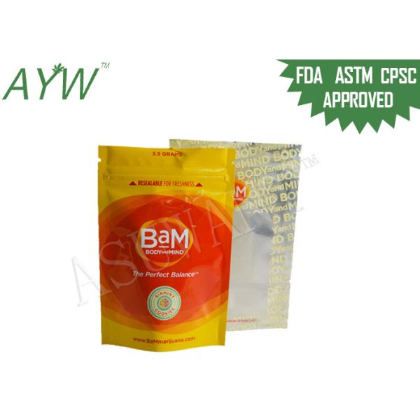 One Side Clear Medical Weed k Bags Or Industry Use Packaging