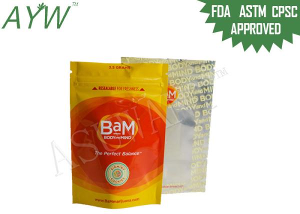 One Side Clear Medical Weed k Bags Or Industry Use Packaging