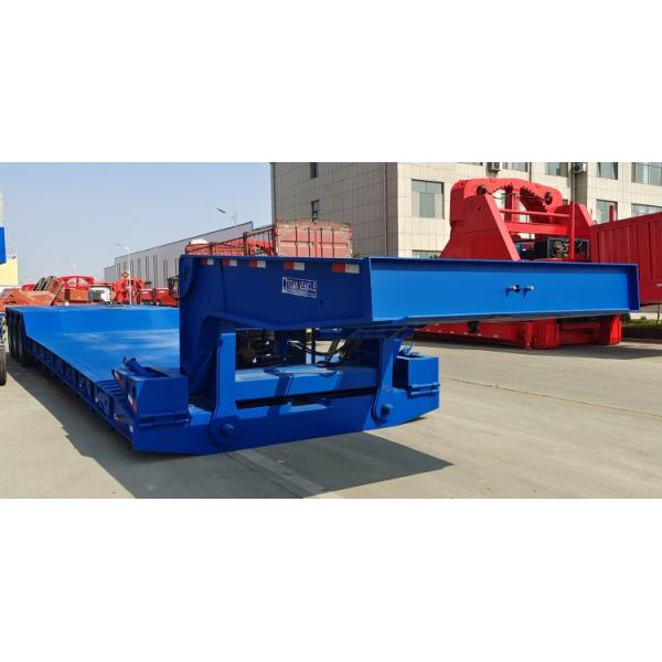 TITAN 3 Line 6 Axles 120/150 Ton Detachable Gooseneck Heavy Load Lowboy RGN Trailer for Sale