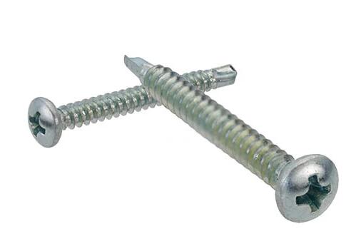 Zinc Plate Surface Pan Head Self Drilling Screws M5x30 Size DIN7504N