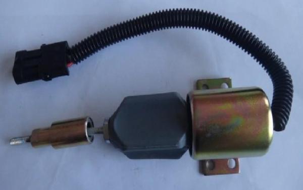 Diesel Engine 5.9L Ford Fuel Shut Off Solenoid , Fuel Stop Solenoid Valve Low Pressure