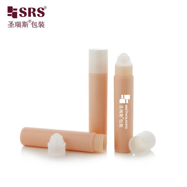 Screw-On Closure 20ml PP Roll On Bottle Matte Frosted Finish Roll On Cap for Cosmetic and Pharmaceutical Packaging