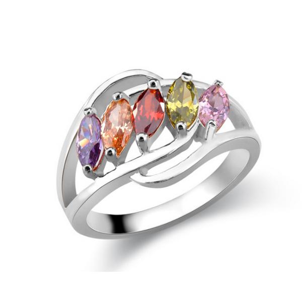 Top luxury Hoop CZ Ring Micro Pave CZ Ring