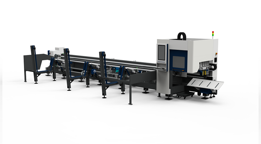 QH-GZ Zero-tailing Laser Tube Cutting Machine Beveling Cutting Fully-automatic Loading