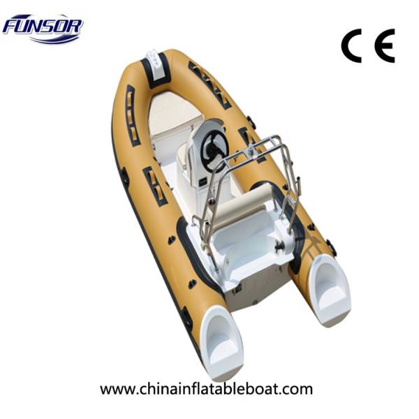 Red Color High Speed  Rigid inflatable boat for entertainment
