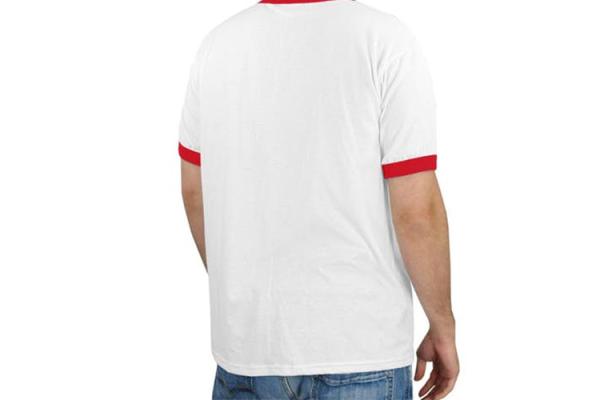 Size Men's T - Shirts Short Sleeve Splice Rib Cuff / Cotton Casual Mens Apparel