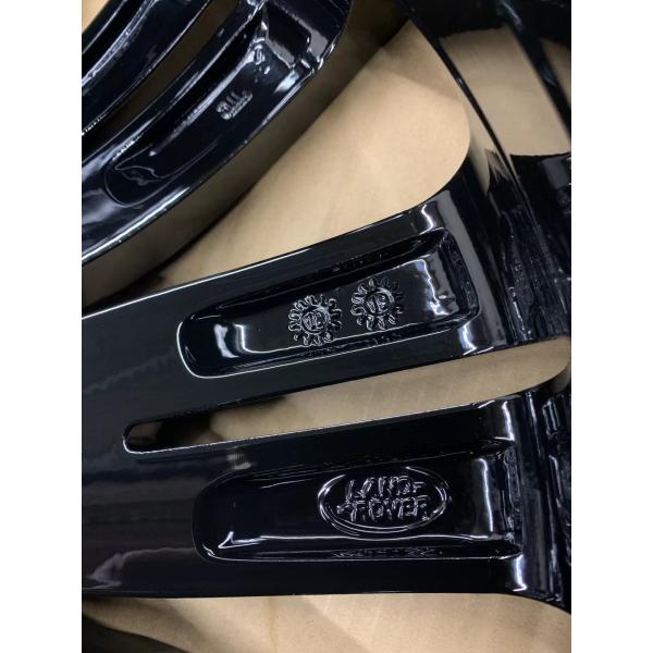 72.6 Hole Multi Spoke Alloy Wheels 9.5J 22 Inch Black Alloy Rims