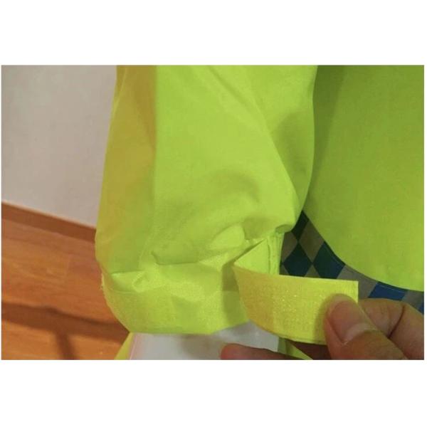 Reflective Raincoat, Classic Raincoat Waterproof Hi Vis Reflective Long Rain Jacket ANSI Class 3 Yellow, 4X-Large