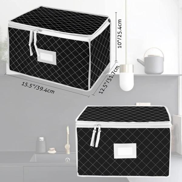 Premium Stemware Storage Case with Divider for Wine Glasses, Champagne , Glassware Container, Organization Box