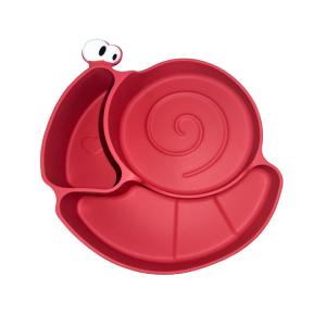 Silicone da sução que alimenta a forma de alimentação do caracol do prato de