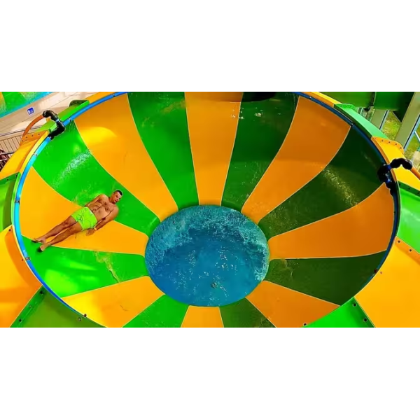 Inflatable Tube Space Bowl Slide Water Park Playground Equipment Glassfiber 304 Steel