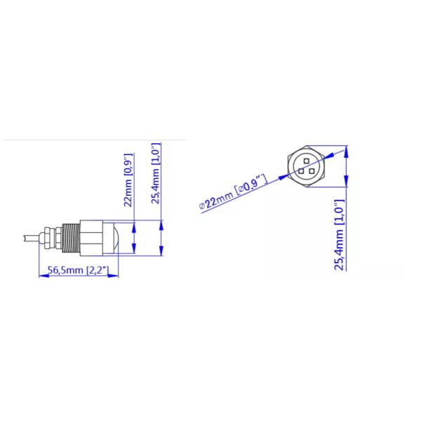 Свет СИД Multi шлюпки дренажной пробки освещения транца диаметра 25MM 1/2» NPT 12V цвета 3X3W мини подводный