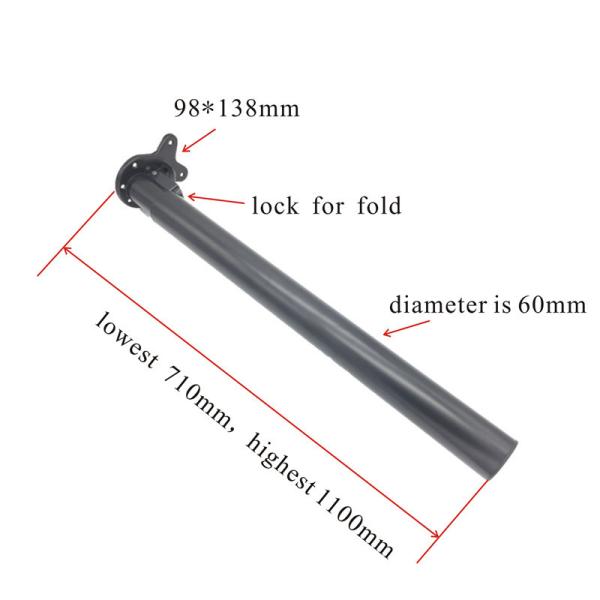 motorhome table parts RV table bracker with folding function adjustable table mount  telescopic table leg