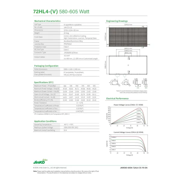 Jinko/Ja/Trina/Longi Wholesale Price Half Cell Bifacial Solar PV Module 500W 520W 605W 630W 650W 700W 750W N Type Topcon Solar Panel