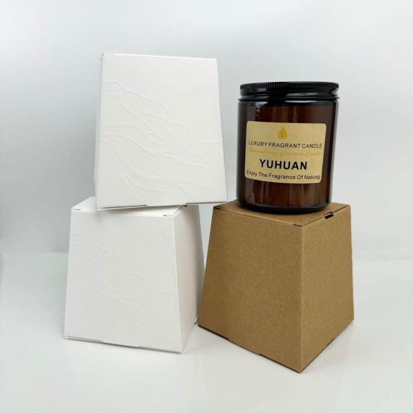 Emballage en papier ondulé en tube de carton Emballage de bougies