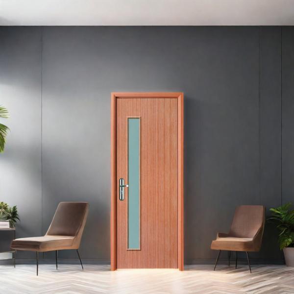 WPC Glass Door with Superior Strength and Moisture Resistance for Soundproof Interiors