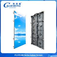 Publicidade Ecrãs LED de alta resolução Ecrã curvo criativo de vídeo P2.9 Ecrã LED flexível interior