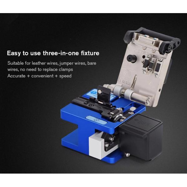 FC 6S Fiber Optic Cleaver Tool Cold Welded Tungsten Steel For FTTH