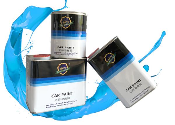 Pintura à pistola resistente amarela do revestimento do espaço livre do calor elevado, primeira demão metálica do acrílico 1k