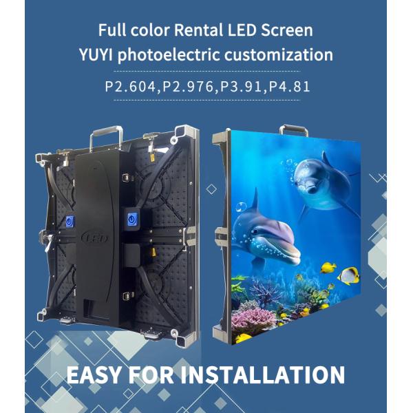 500*500mm/500*1000mm Tamaño de gabinete P3.91 P4 P4.81 Pantalla LED interior para la personalización del escenario de la iglesia y las actividades públicas