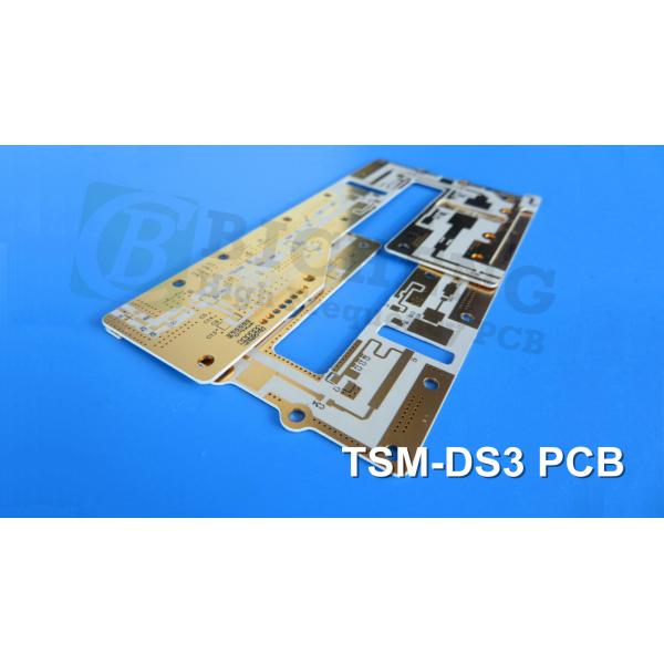TMS-DS3 High Frequency PCB with HASL, immersion silver, immersion tin, ENEPIG, OSP, bare copper, and pure gold