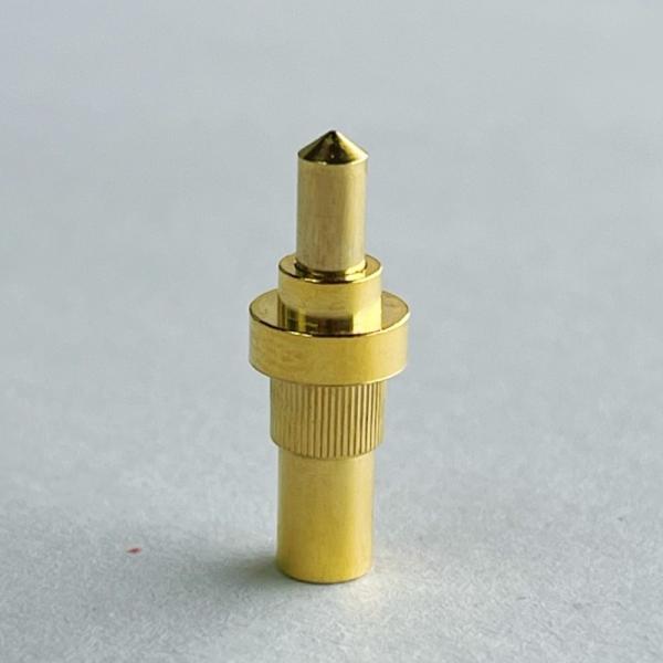 Fast Sample Delivery Brass C3604 Pogo Pin Connector Spring 1A 3A 10A Gold Copper M8 M4 M3 M2 Screw Conductive Thread Test Pin