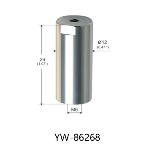Ceiling Mounted Nickel Surface Treatment 12mm Dia Hanging Hardware YW86268