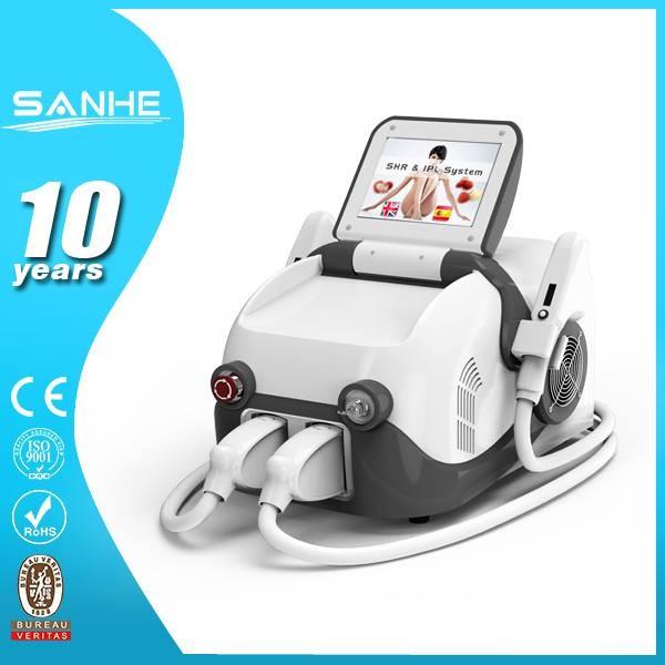 2016 SANHE New portable IPL SHR OPT hair removal machine/IPL+SHR/IPL SHR made in China